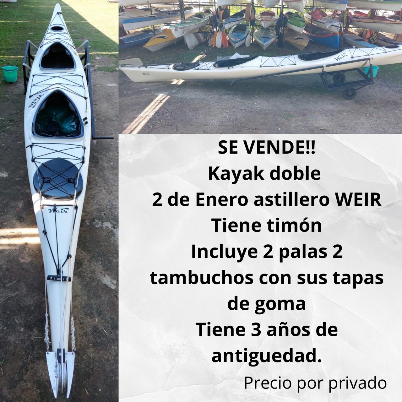 Kayak weir doble 2 de enero - Imagen principal