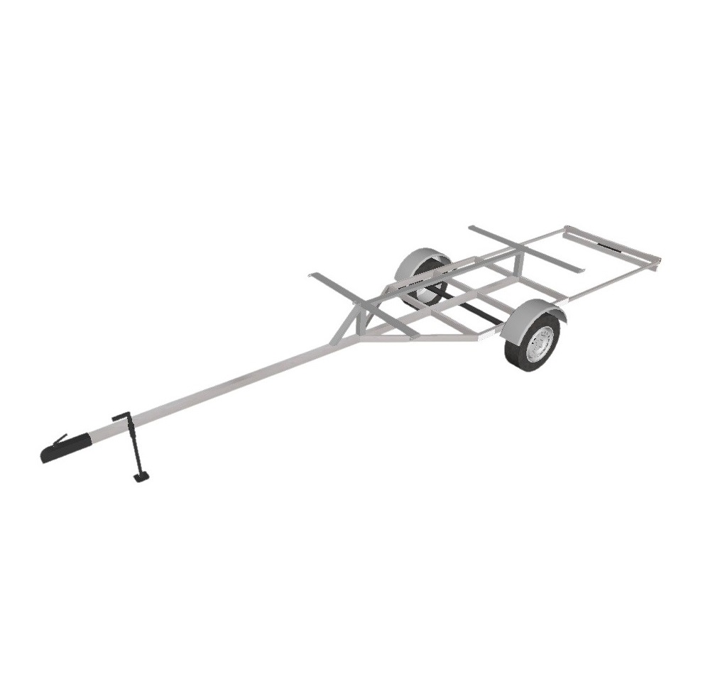 Trailer Para 2 Kayaks O Sup Modelo 2k - Gs Design - Imagen principal