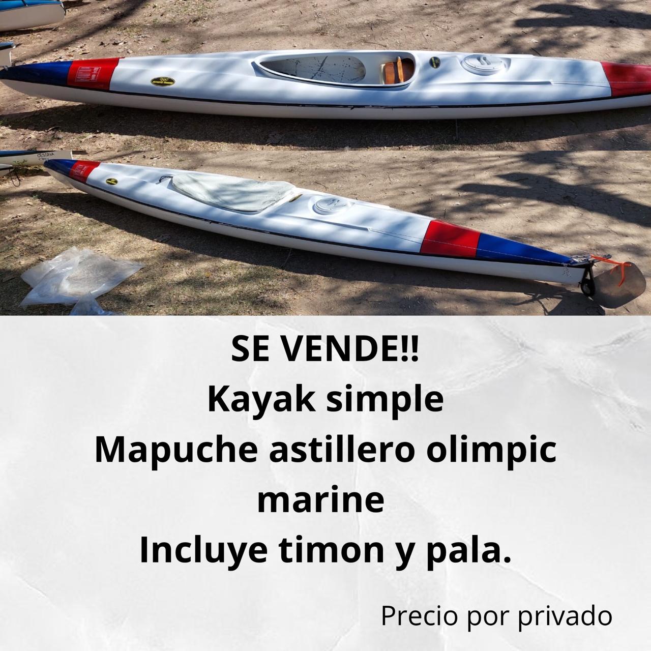 Kayak simple olimpic marine mapuche - Imagen principal