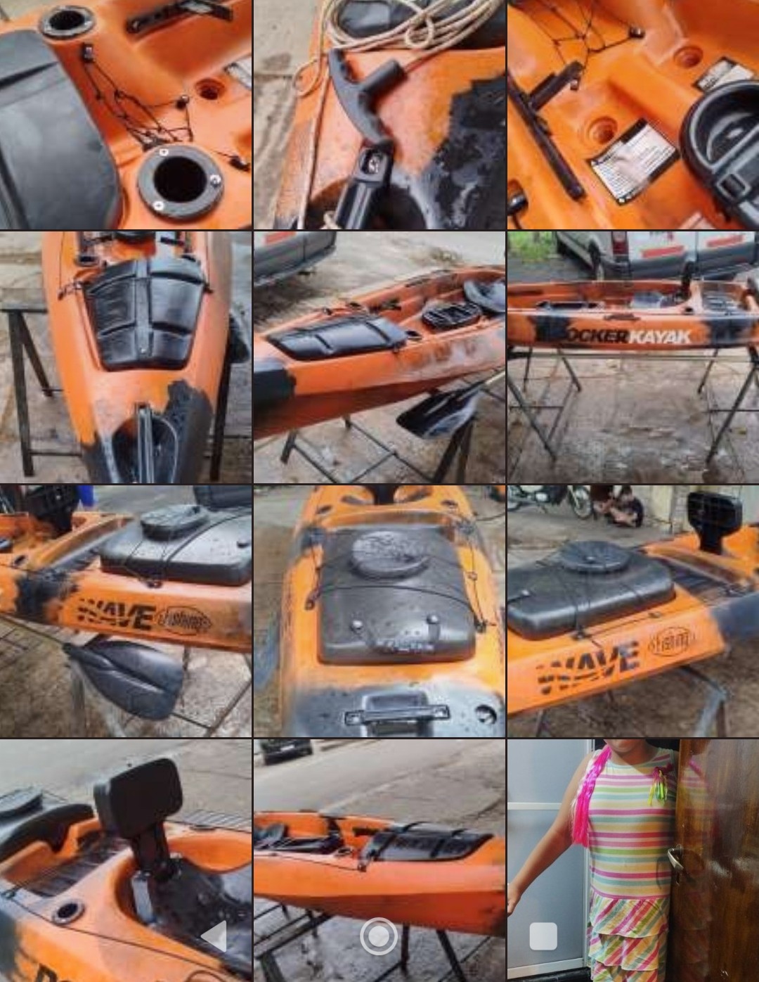 Kayak Rocker Wave Fishing  - Imagen principal