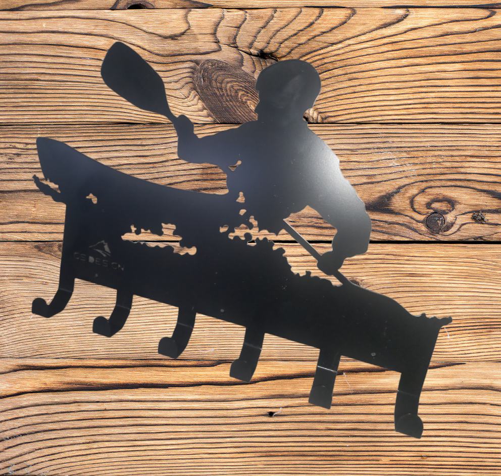 Perchero Kayak Aguas Blancas Metálico - Gs Design - Imagen principal