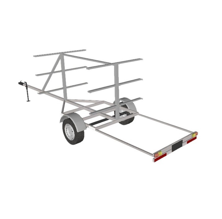 Trailer Para 6 Kayaks O Sup Modelo 6k - Gs Design - Foto 1