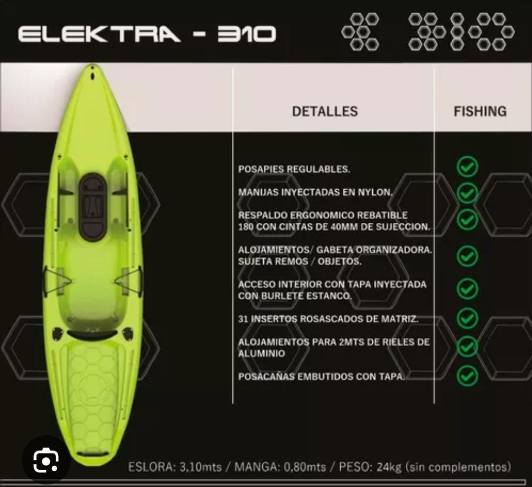 Kayak Elektra 310 - Foto 3