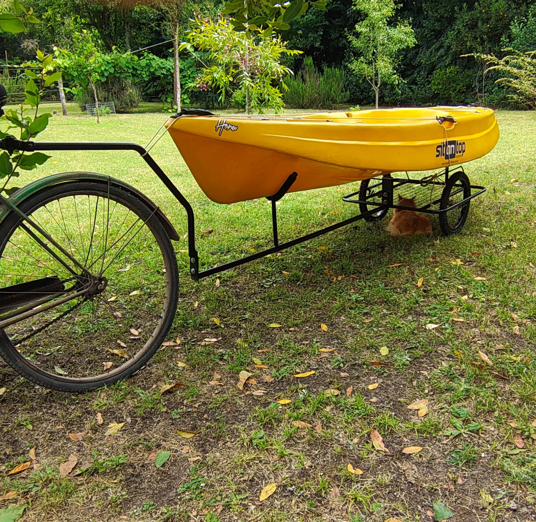 Trailer De Bicicleta Para Kayak Modelo Btk - Gs Design - Imagen principal