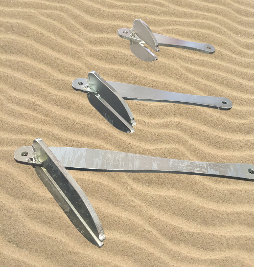 Ancla Kayak Danforth 1.5kg - Gs Design - Foto 2