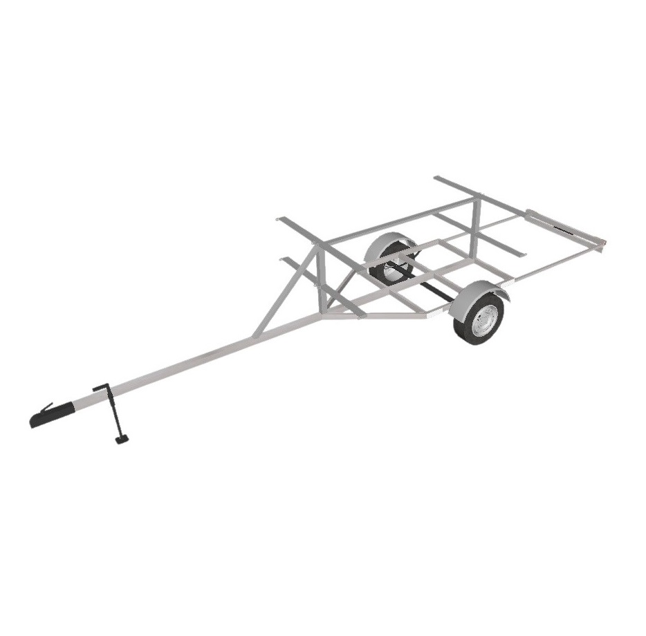 Trailer Para 4 Kayaks O Sup Modelo 4k - Gs Design - Imagen principal