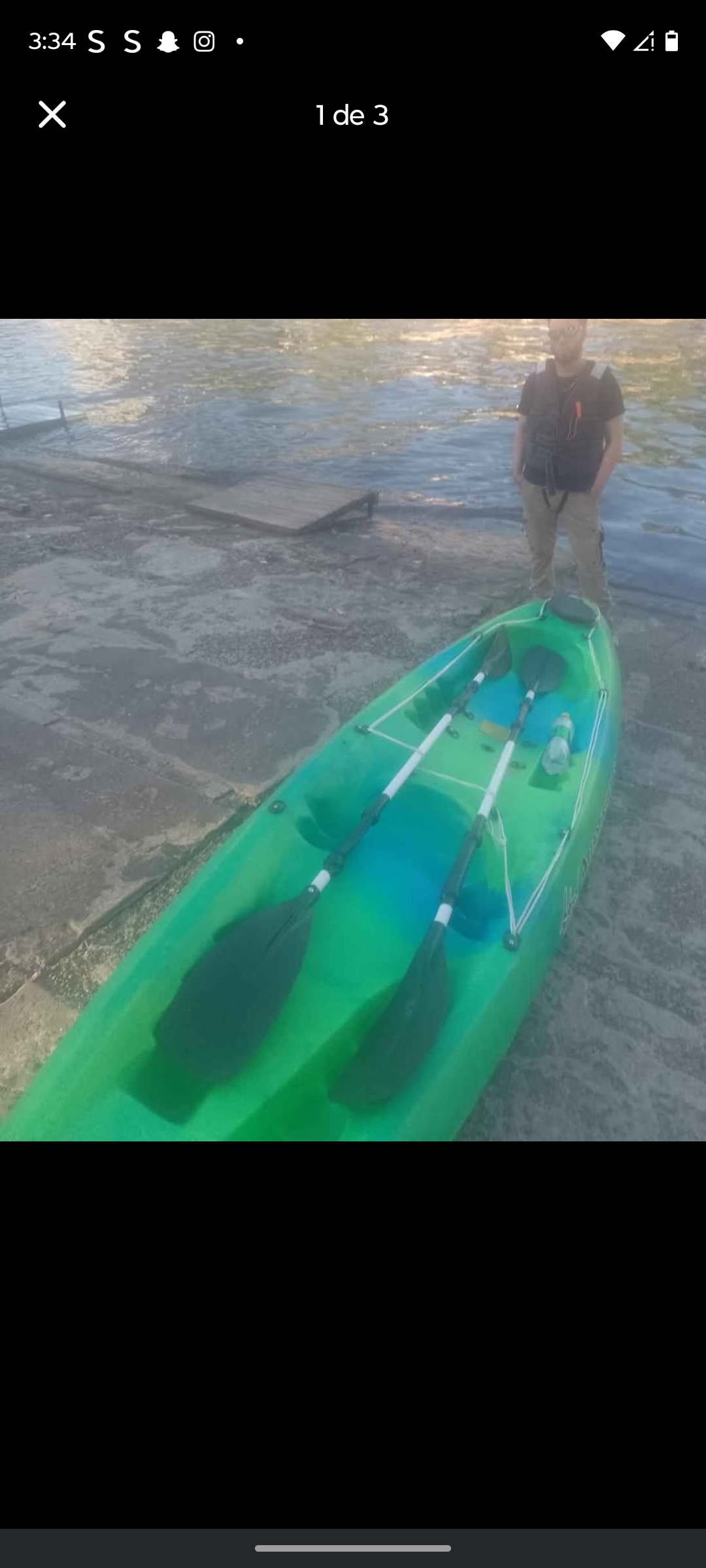 Kayak - Kayak Triplo con 2 remos y un asiento en SAN FERNANDO